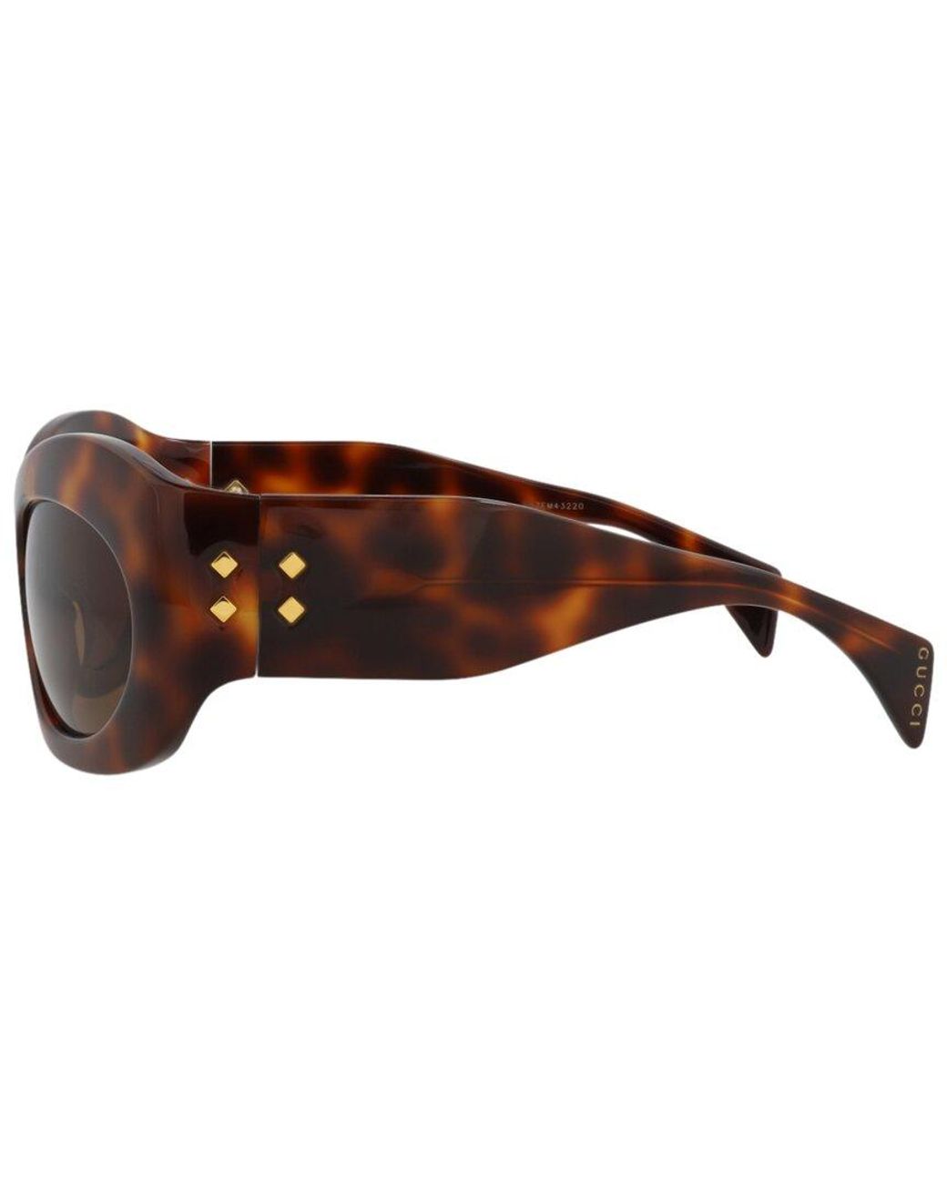 Gucci Brown Gg1463S 55Mm Sunglasses