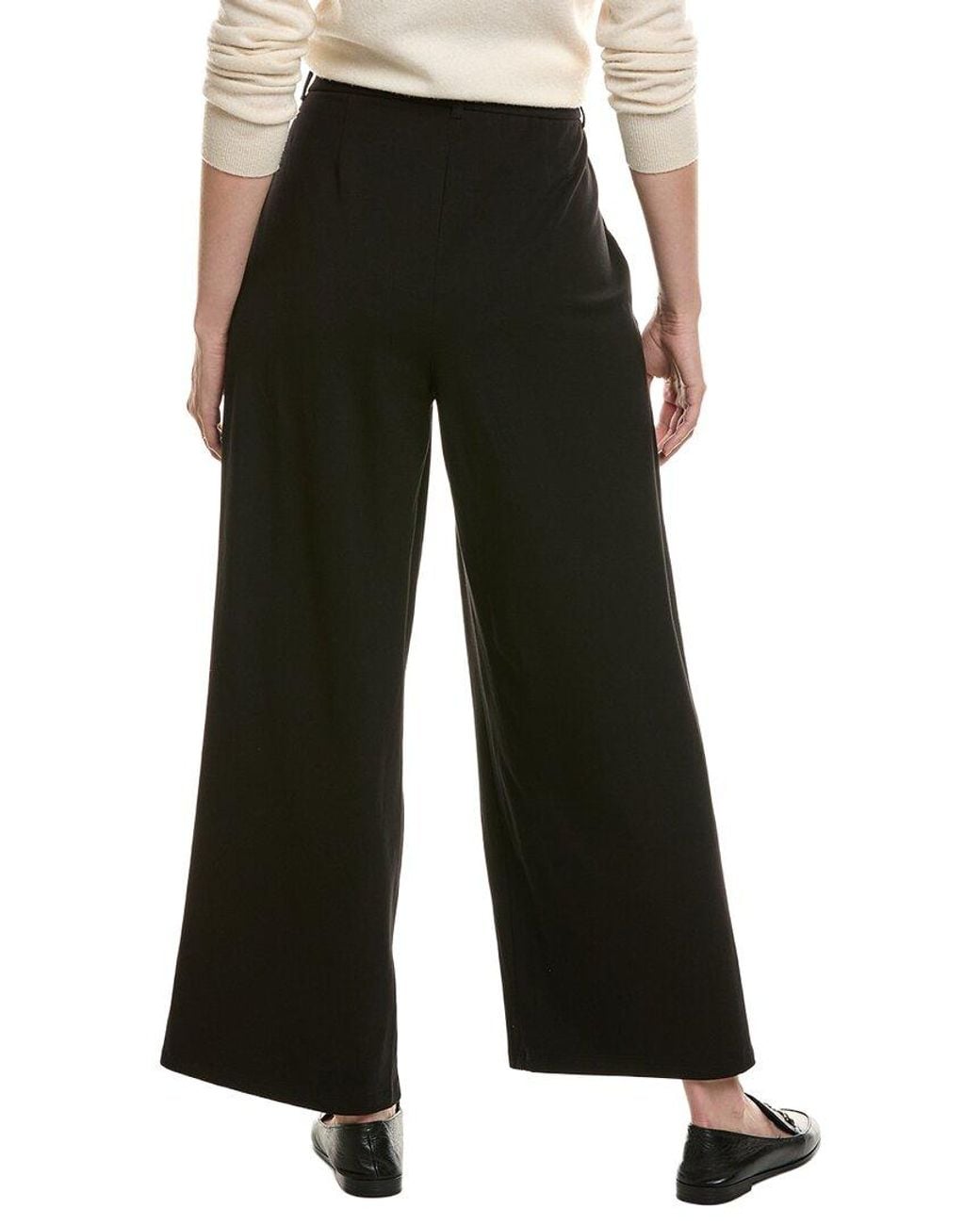 Eileen Fisher Black High Waisted Flare Pant