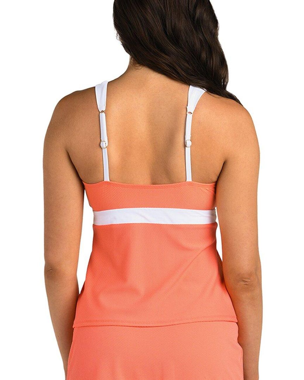24th & Ocean Red Santorini Tankini Top