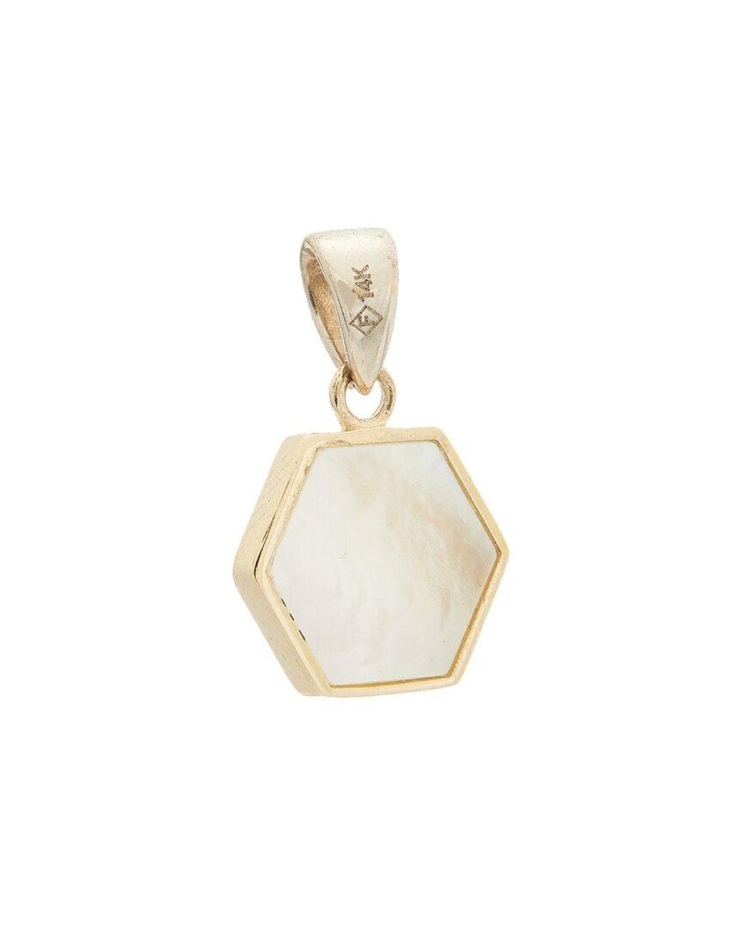 Italian Gold White 14K Pendant