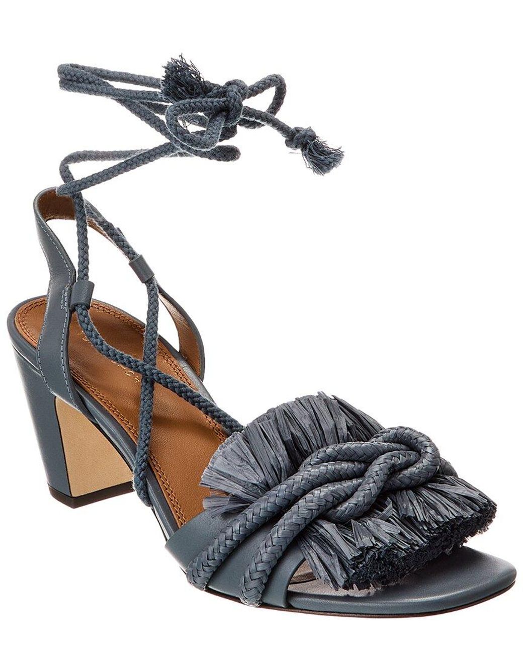 Tory Burch Metallic Rope Leather Sandal