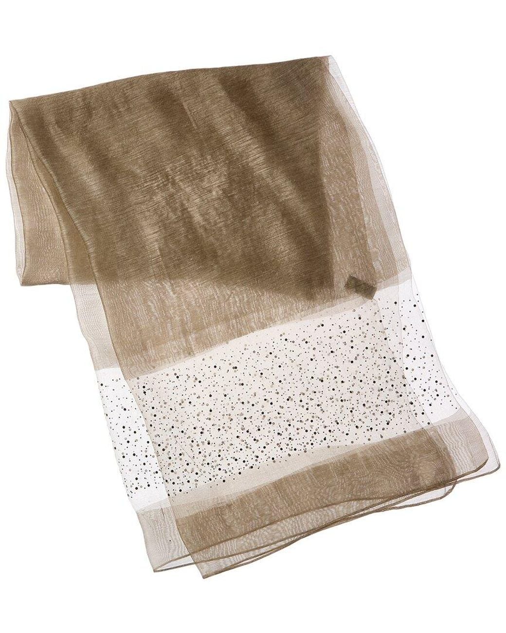 Saachi Natural Star Gazer Silk & Wool-Blend Blend Scarf