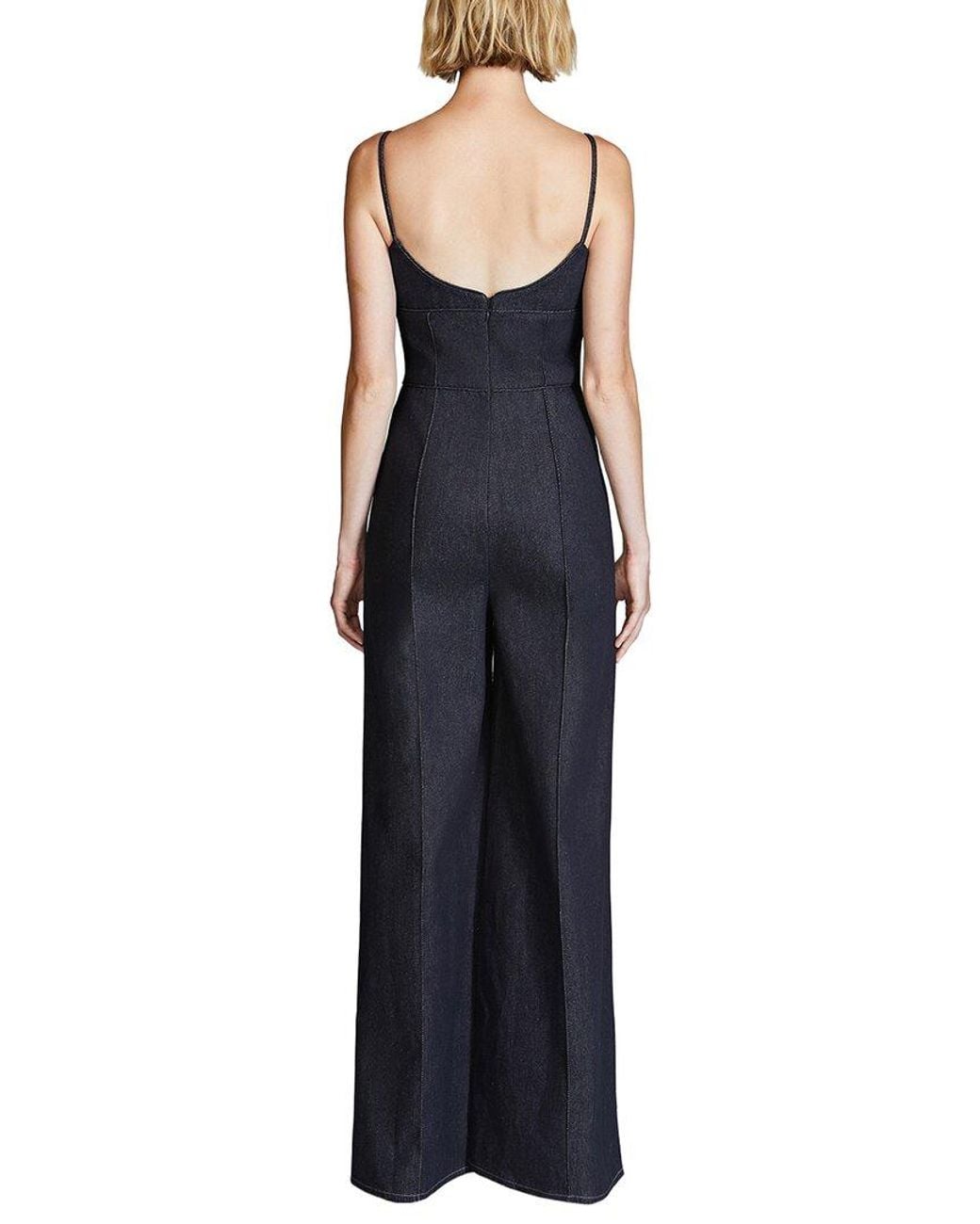 Et Ochs Blue Weston Cutout Jumpsuit