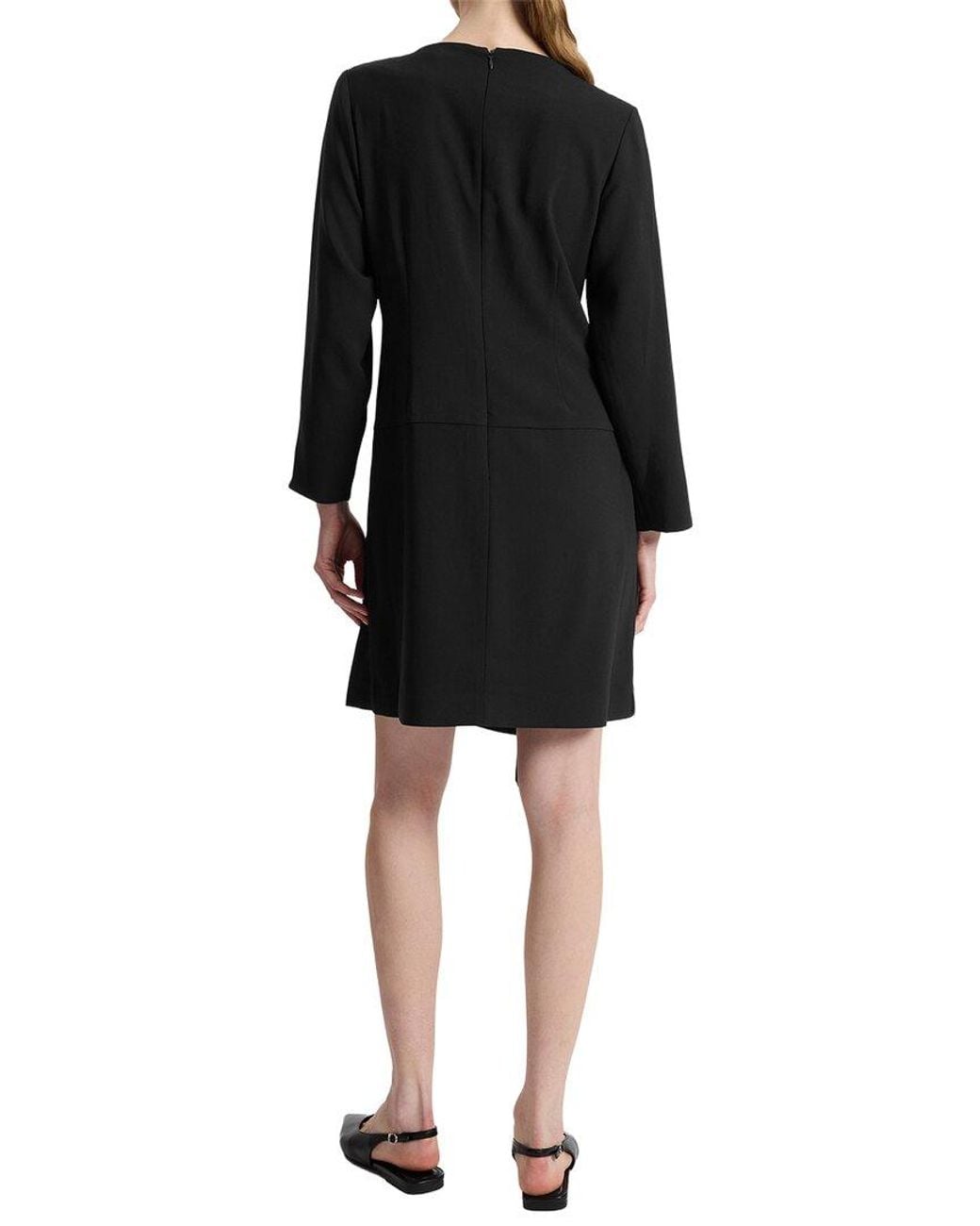 Santorelli Black Essie Shift Dress