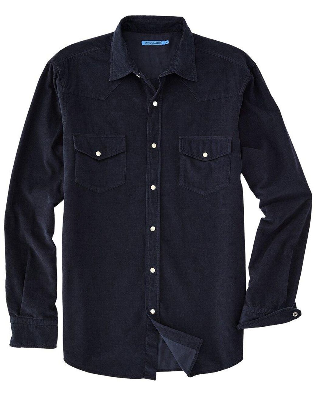 J.McLaughlin Blue J. Mclaughlin Ace-High Woven Shirt for men