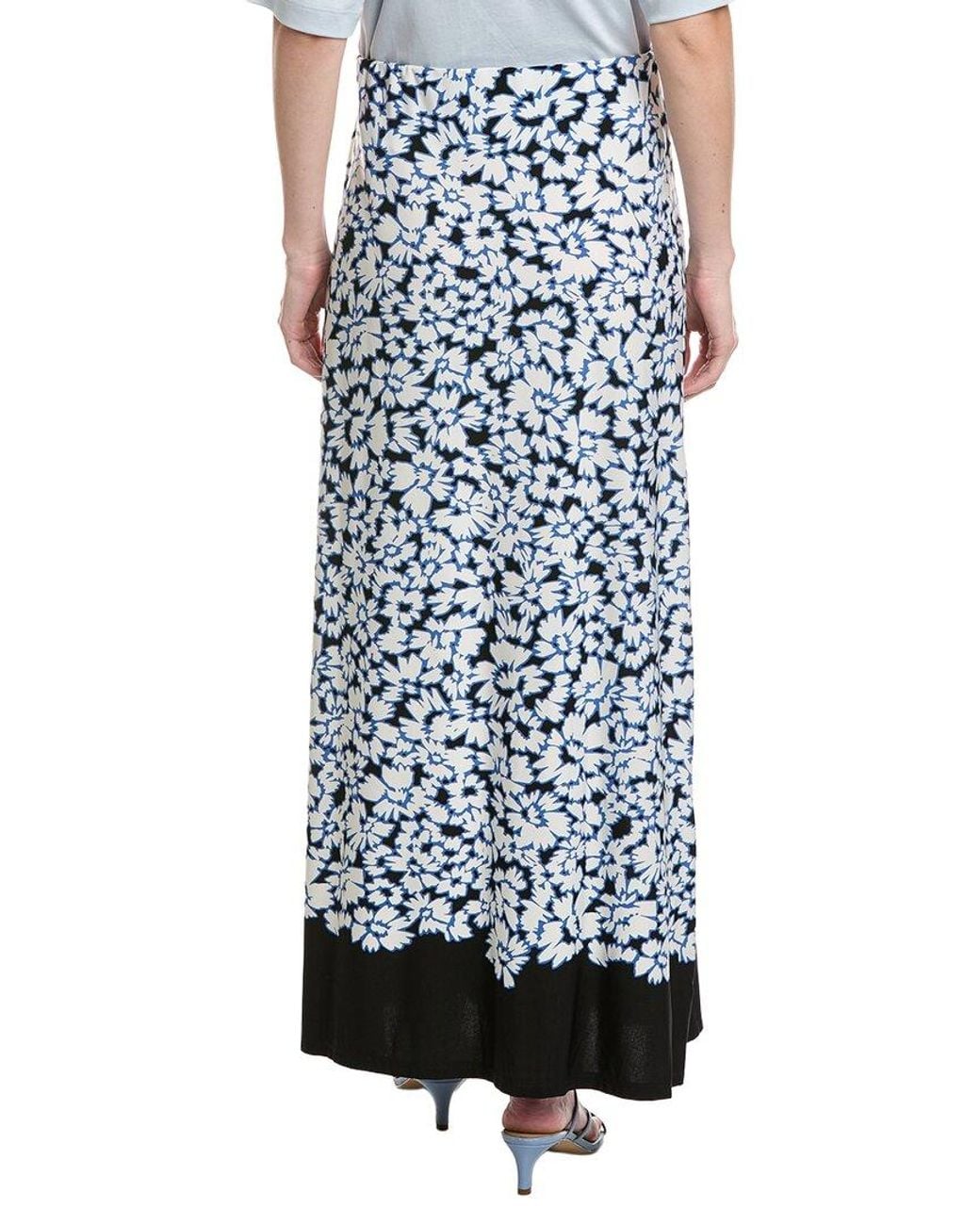 Vince Camuto Blue Midi Skirt