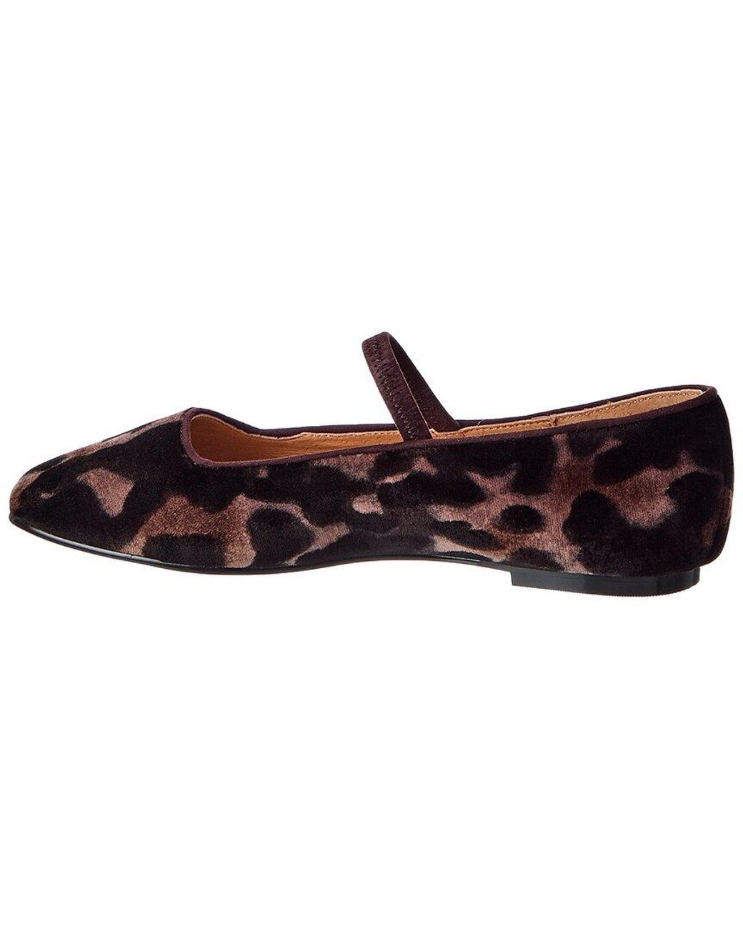Madewell Brown The Greta Velvet Ballet Flat
