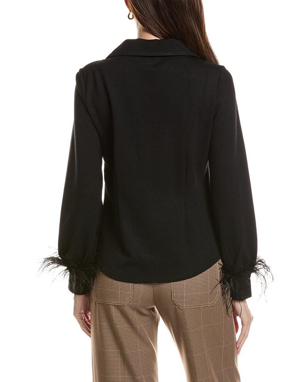 tyler boe Black Erin Ponte Top