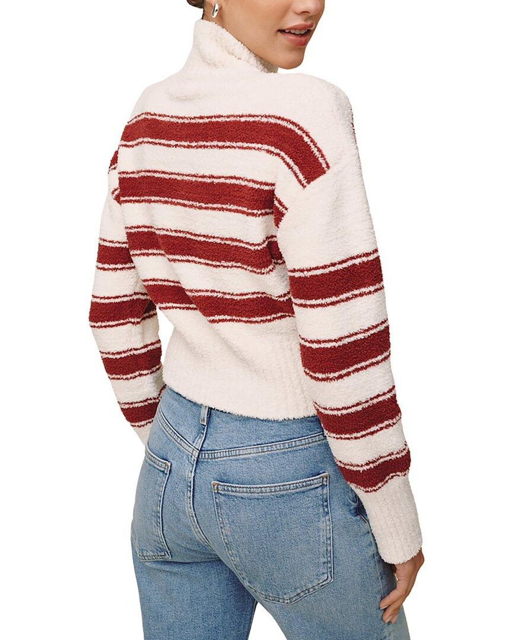 Bella Dahl Red Fitted Waist Sweater