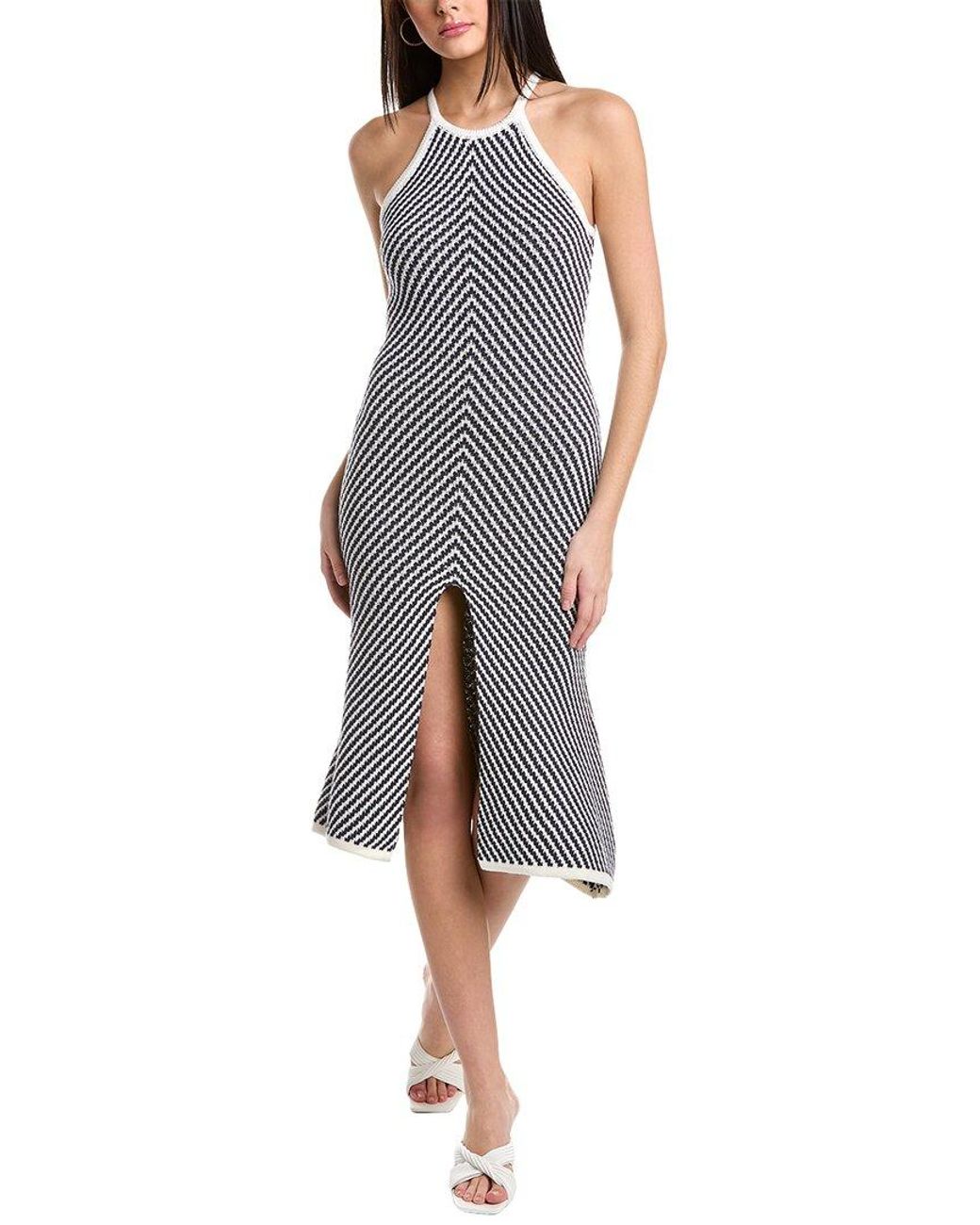 Sage the Label La Lisa Midi Dress in Gray Lyst