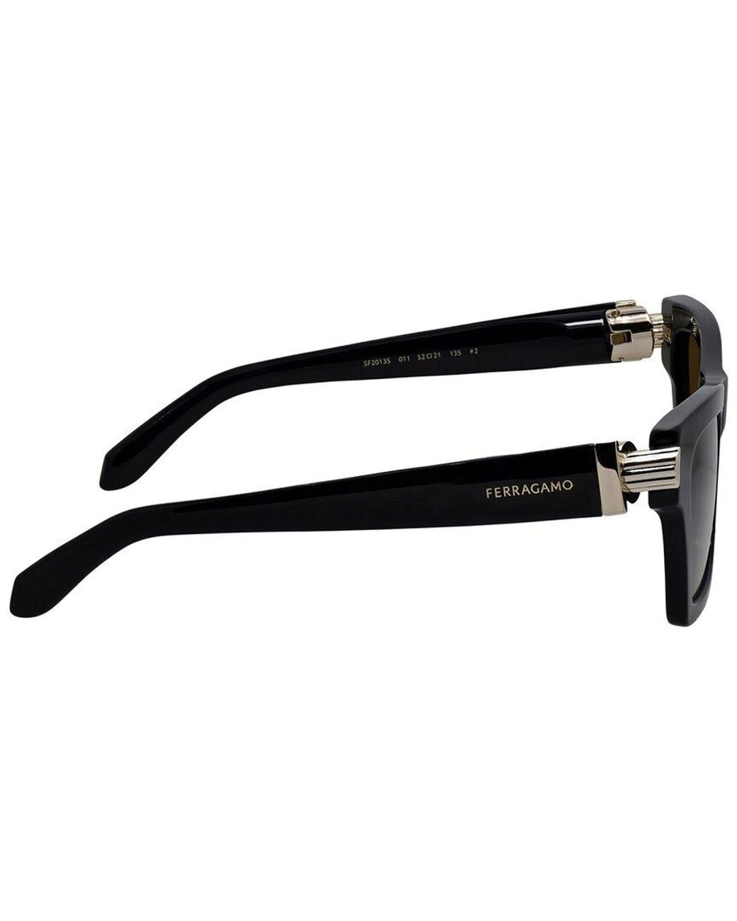 Ferragamo Black Sf 2013S 52Mm Sunglasses