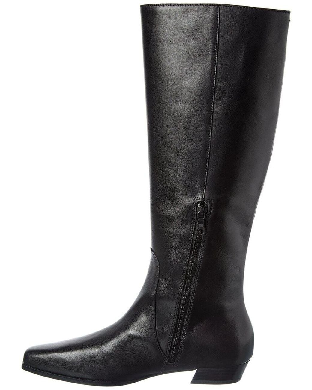Rag & Bone Black Joni Leather Knee-High Boot