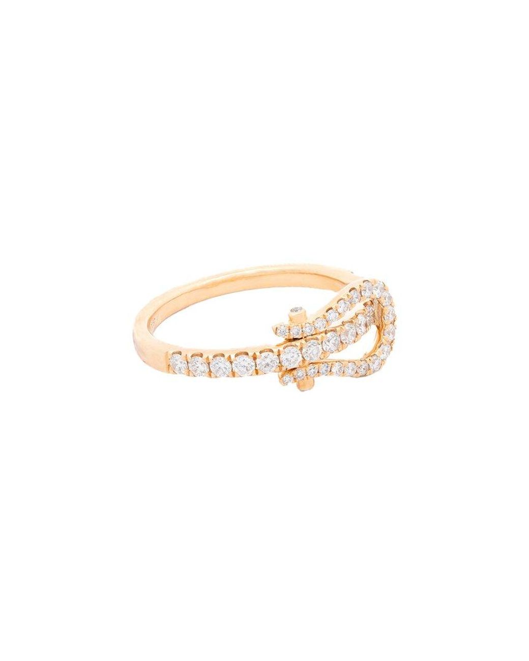 Maitre De Diamant White 18K 0.57 Ct. Tw. Diamond Little Belt Ring