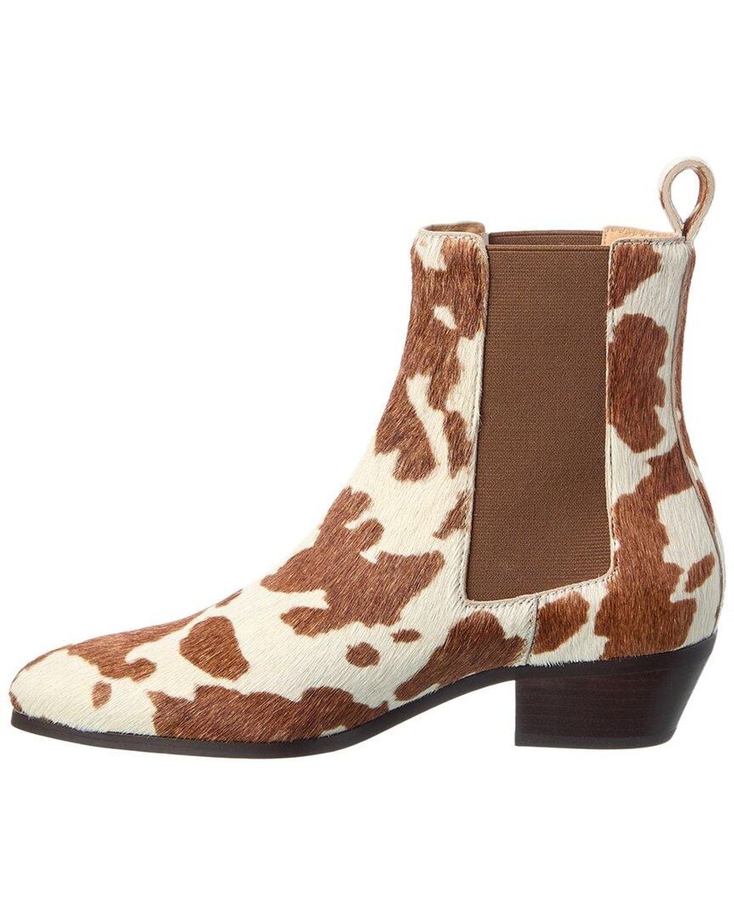 Odissi Brown Haircalf Boot