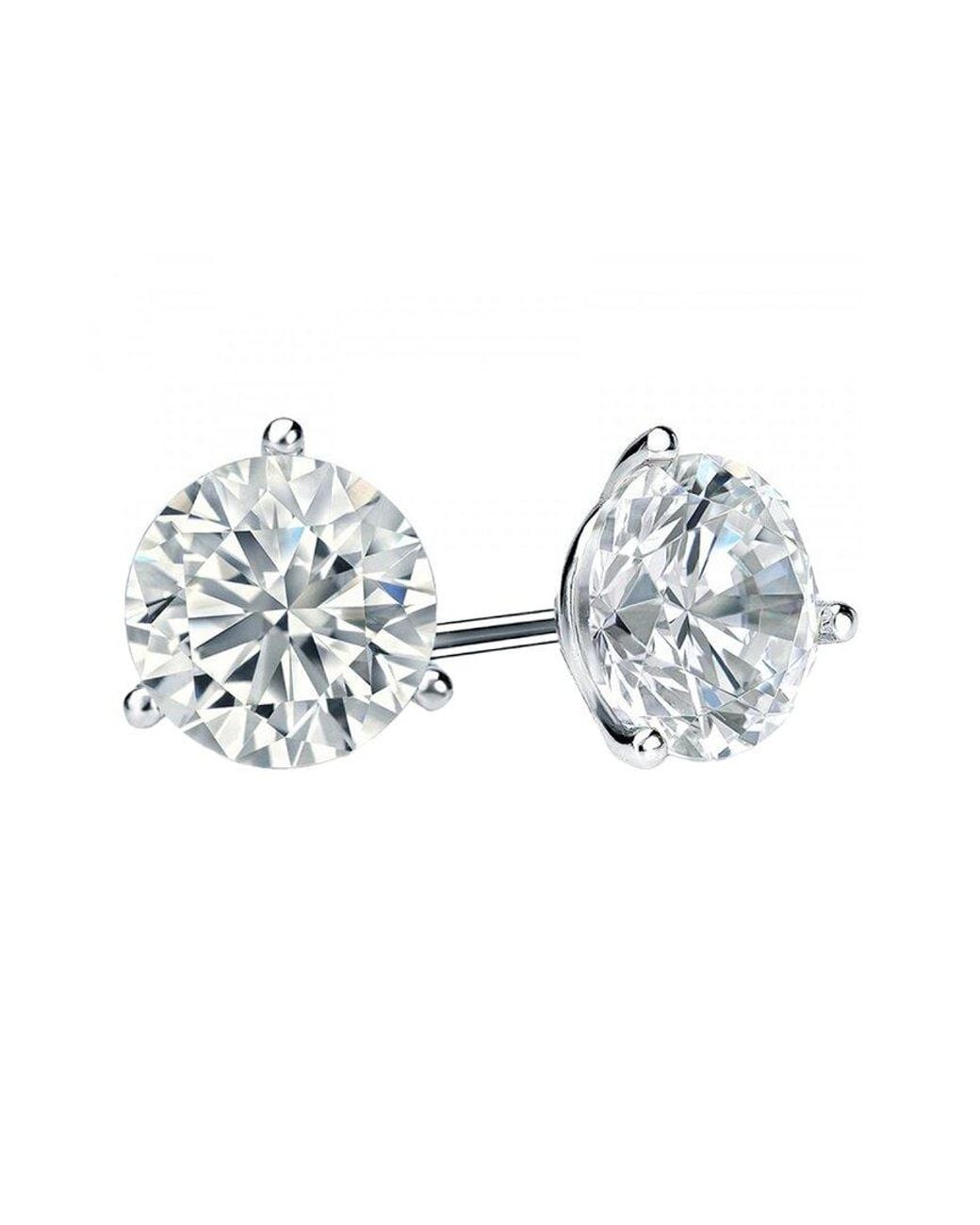 Diana M Metallic Diana M. Fine Jewelry 14K 9.00 Ct. Tw. Lab-Grown Diamond Studs