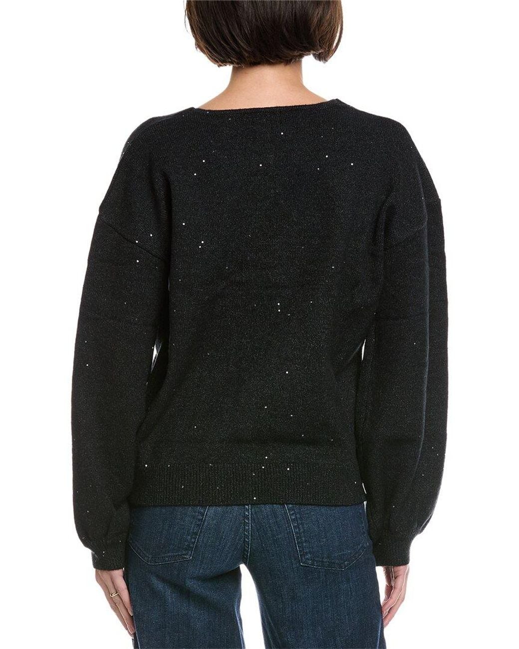 Fate Black Mixed Media Cardigan