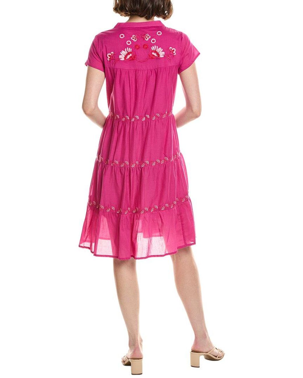 Ro's Garden Pink Isabel Mini Dress