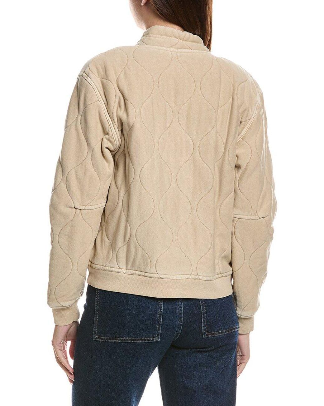 XCVI Natural Osment Quilted Bomber Jacket