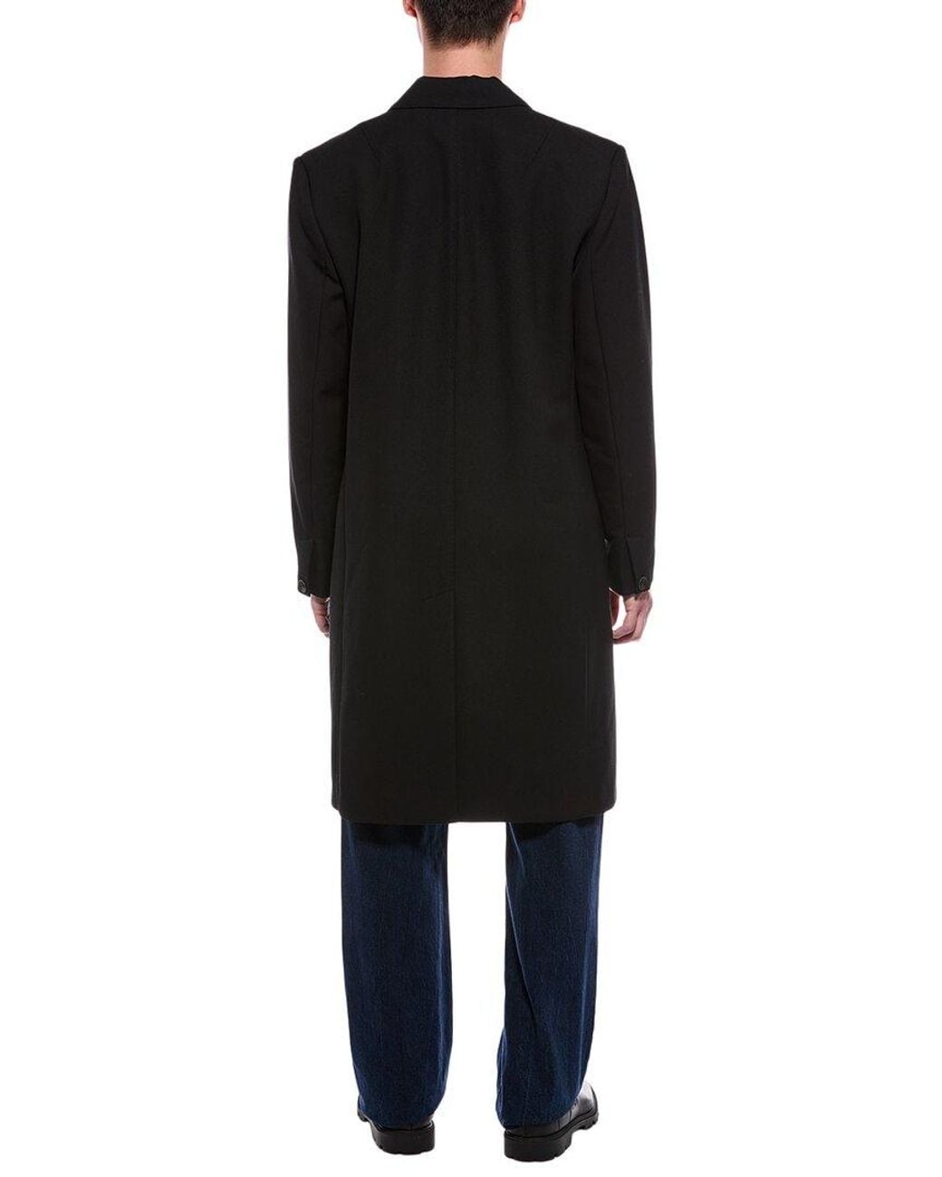 Rag & Bone Black Beckett Wool Coat for men