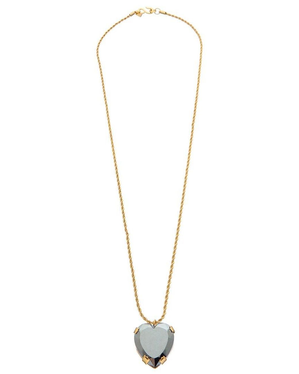 Kenneth Jay Lane Metallic 18k Plated Pendant Necklace