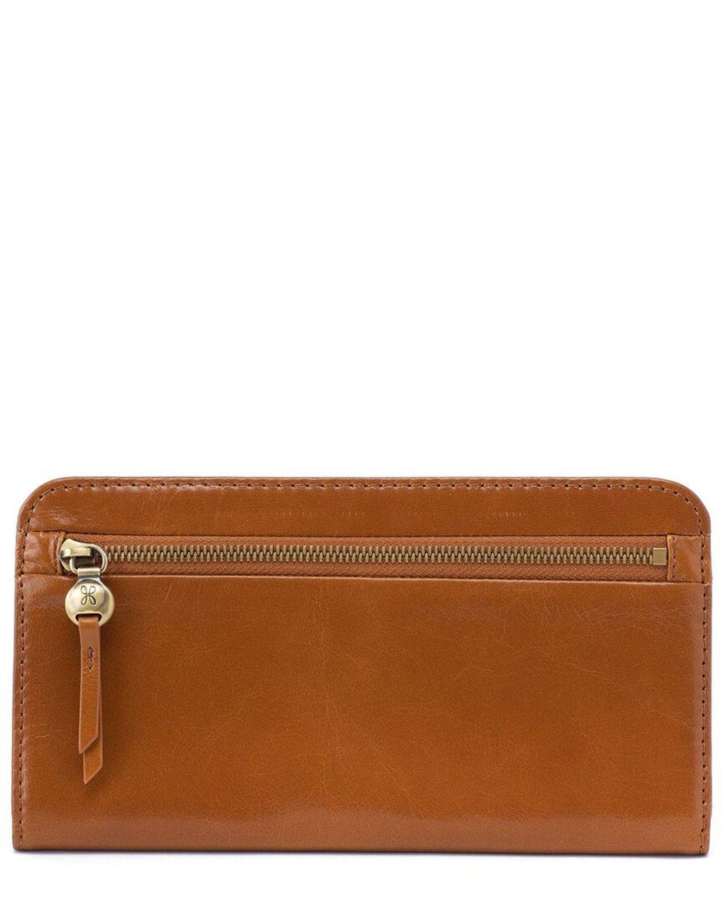 Hobo International Angle Leather Continental Wallet in Brown | Lyst