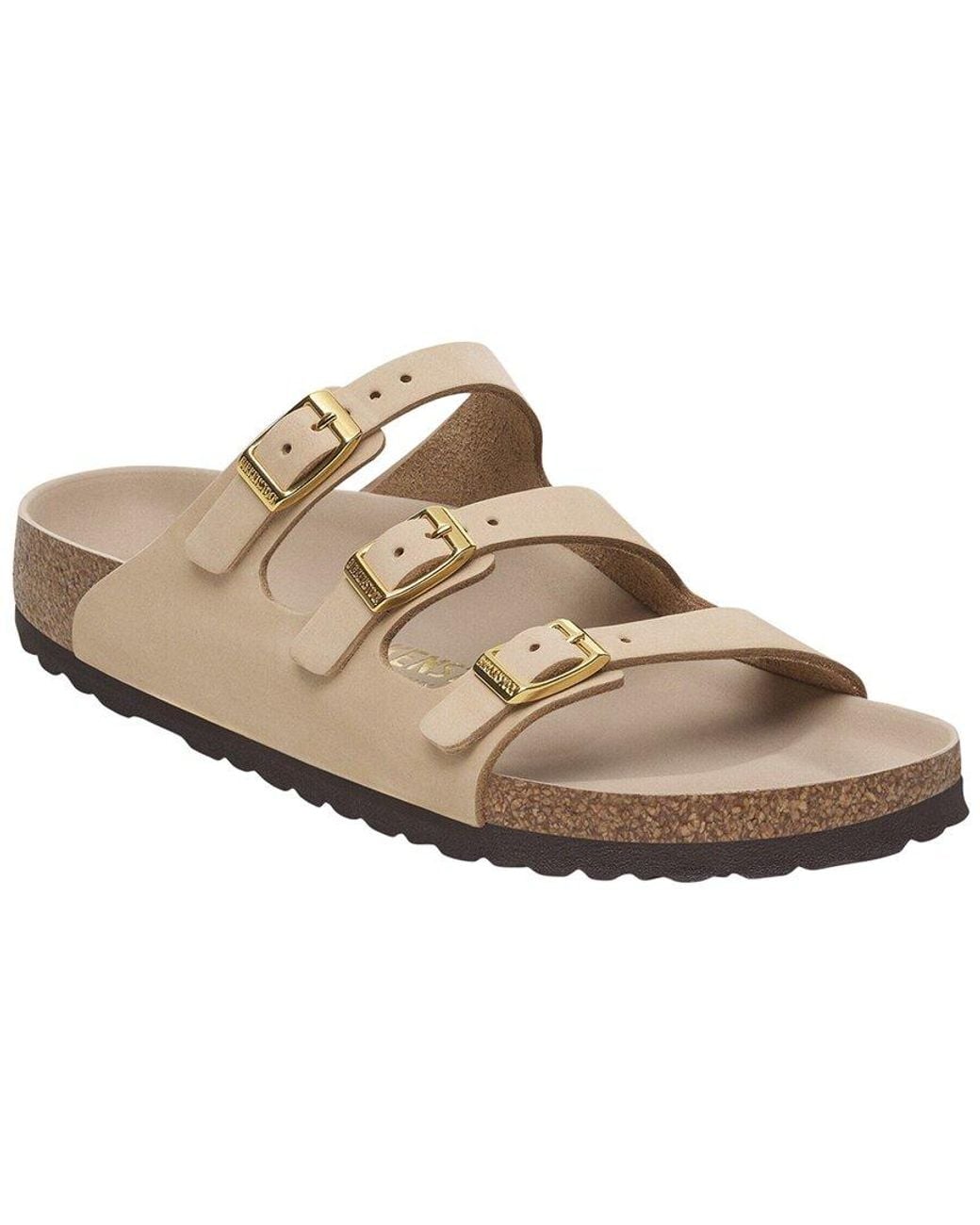 Birkenstock Brown Florida Leather Sandal