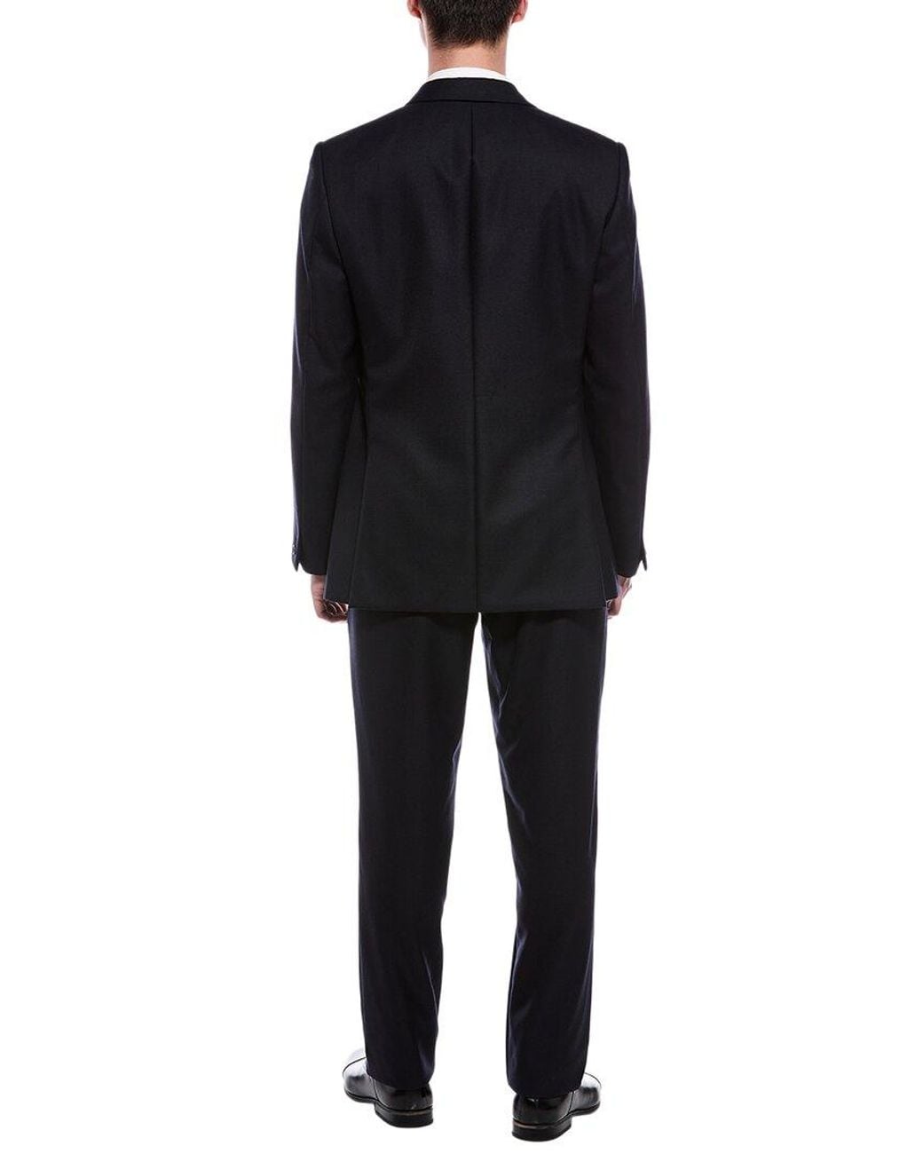 Kilgour Black Hopsack Wool Suit for men