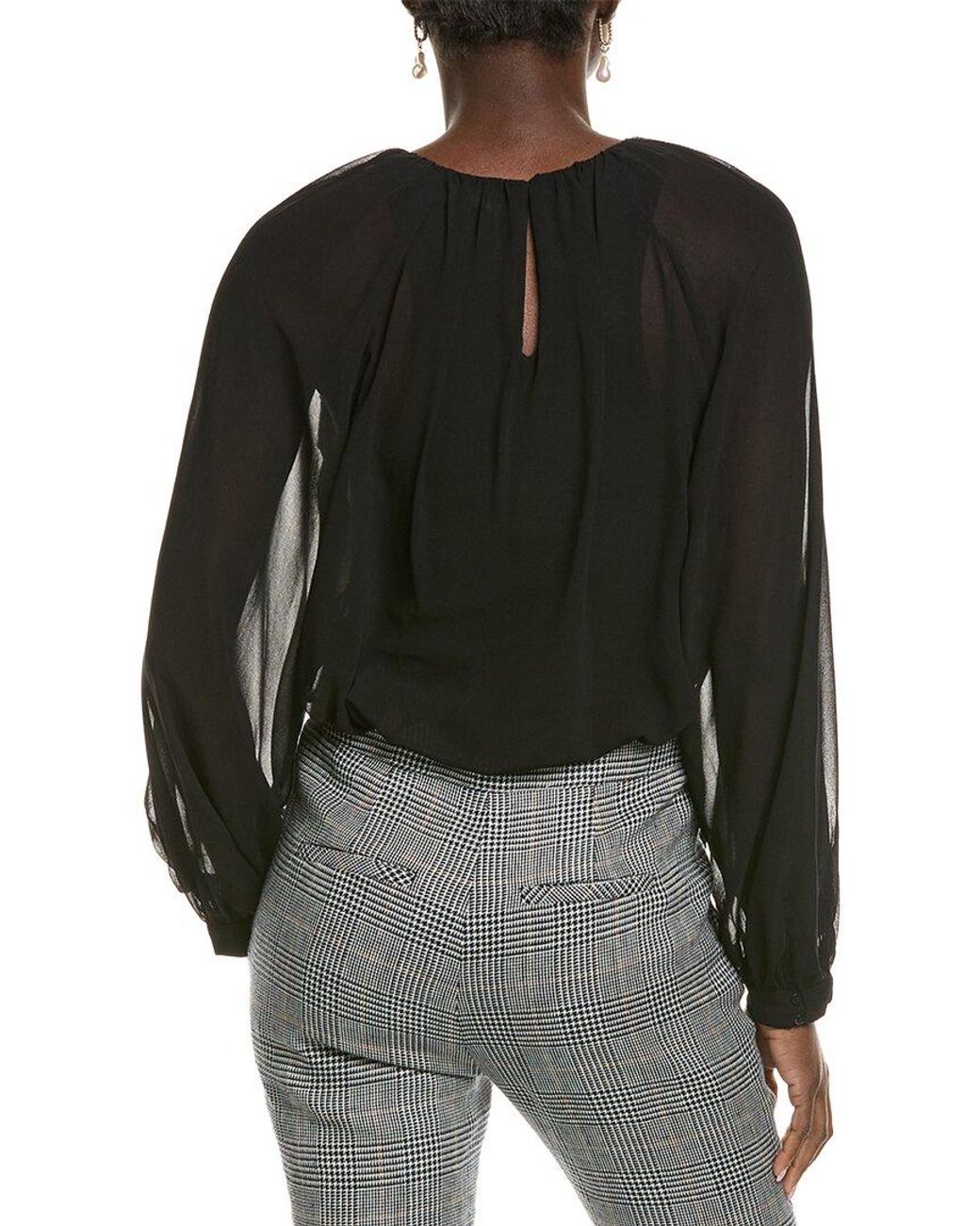 Endless Rose Black Sheer Balloon Bodysuit