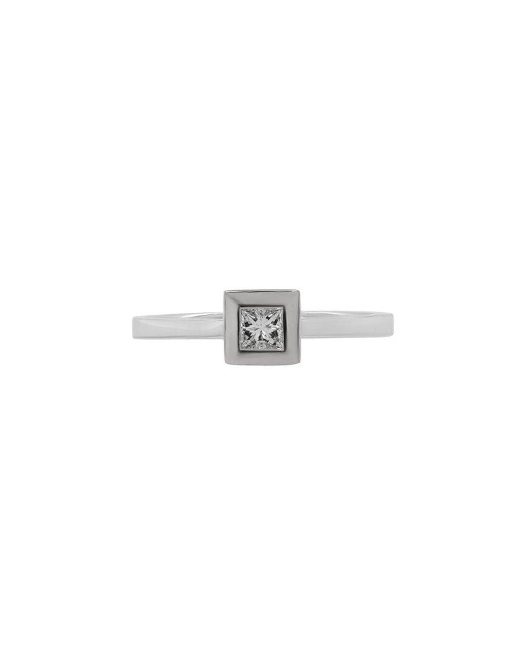 Diana M White Fine Jewelry 18k 0.25 Ct. Tw. Diamond Half-eternity Ring