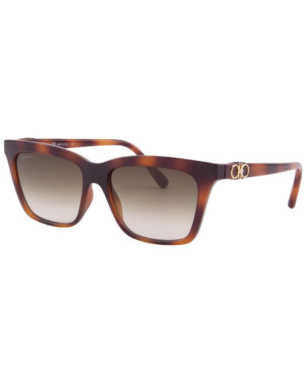 Ferragamo Brown Sf1027s 55mm Sunglasses
