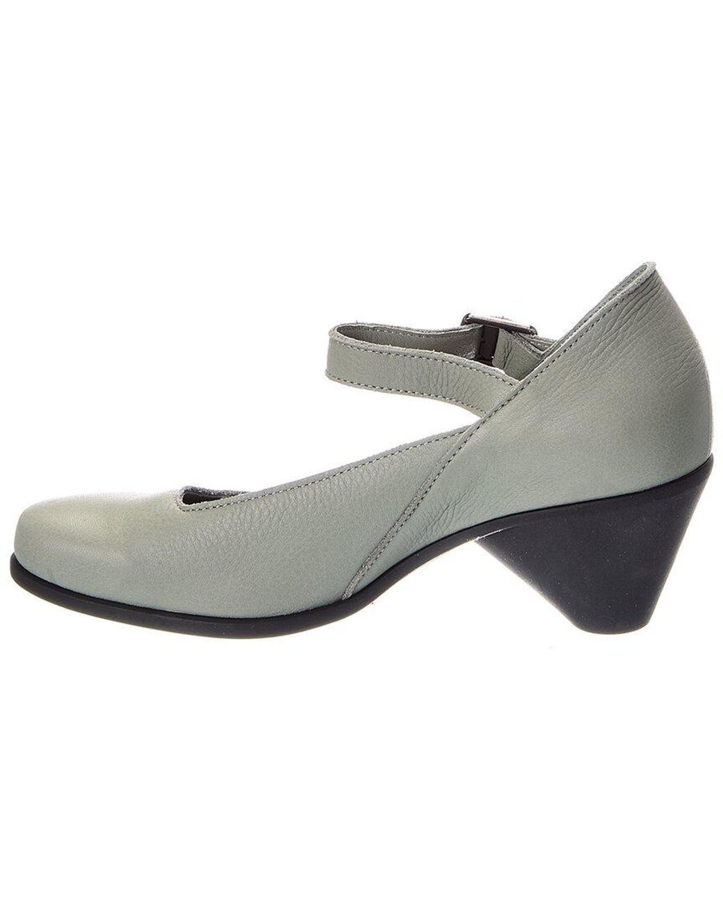 Arche Gray Naokou Leather Pump