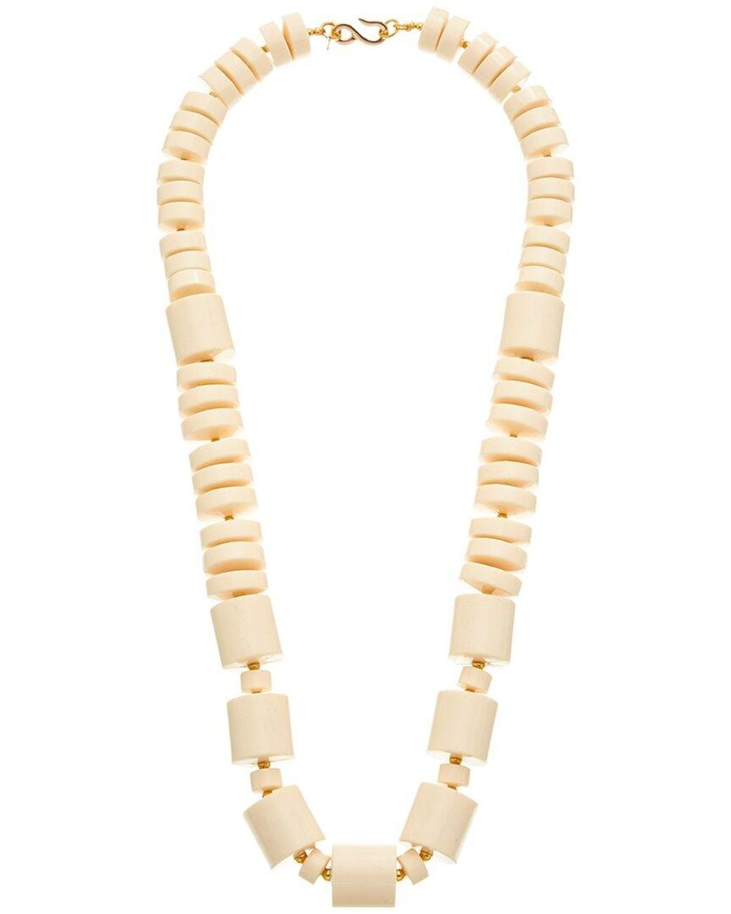 Kenneth Jay Lane Metallic Plated Graduated Necklace