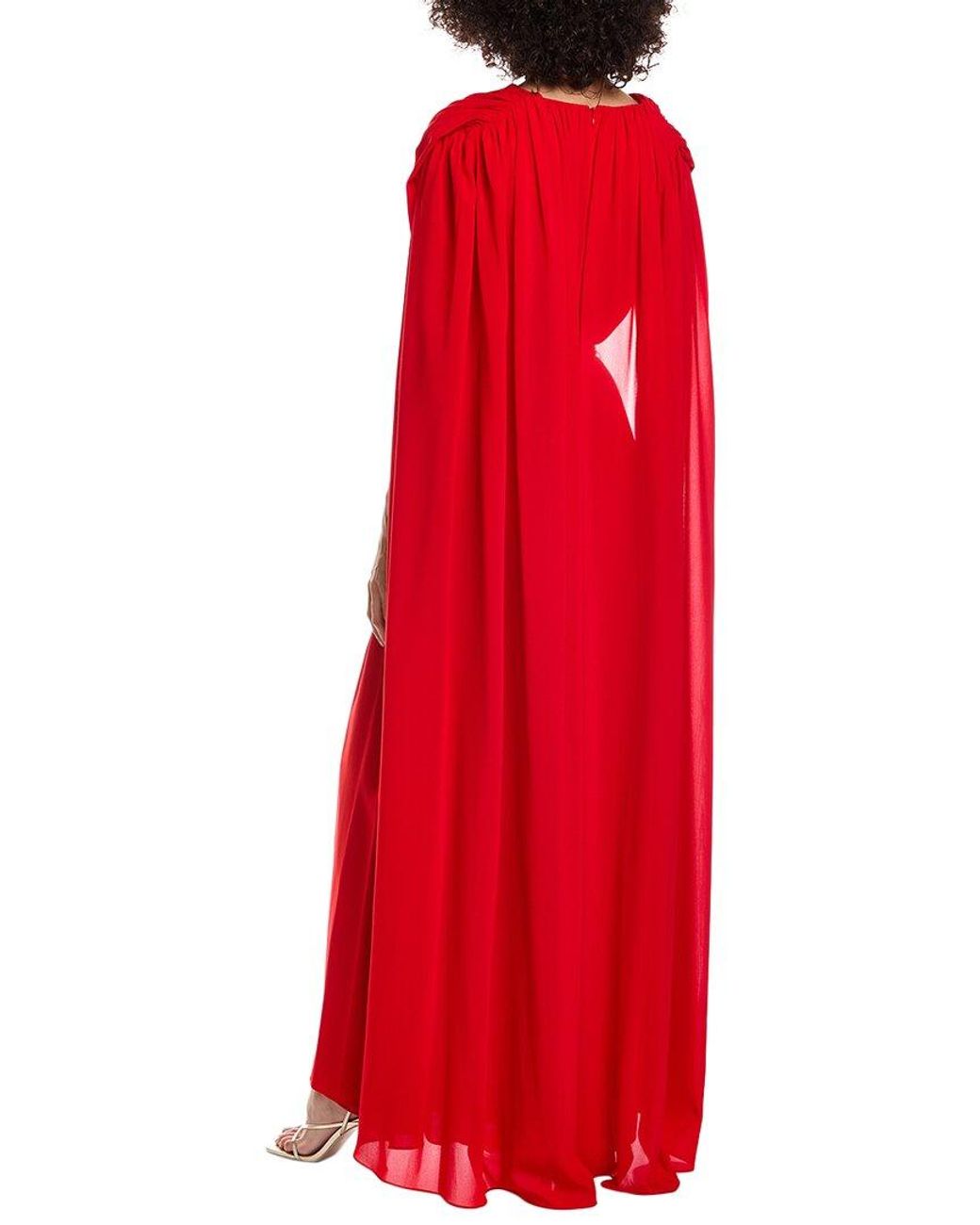 Alice + Olivia Red Zenaida Gown