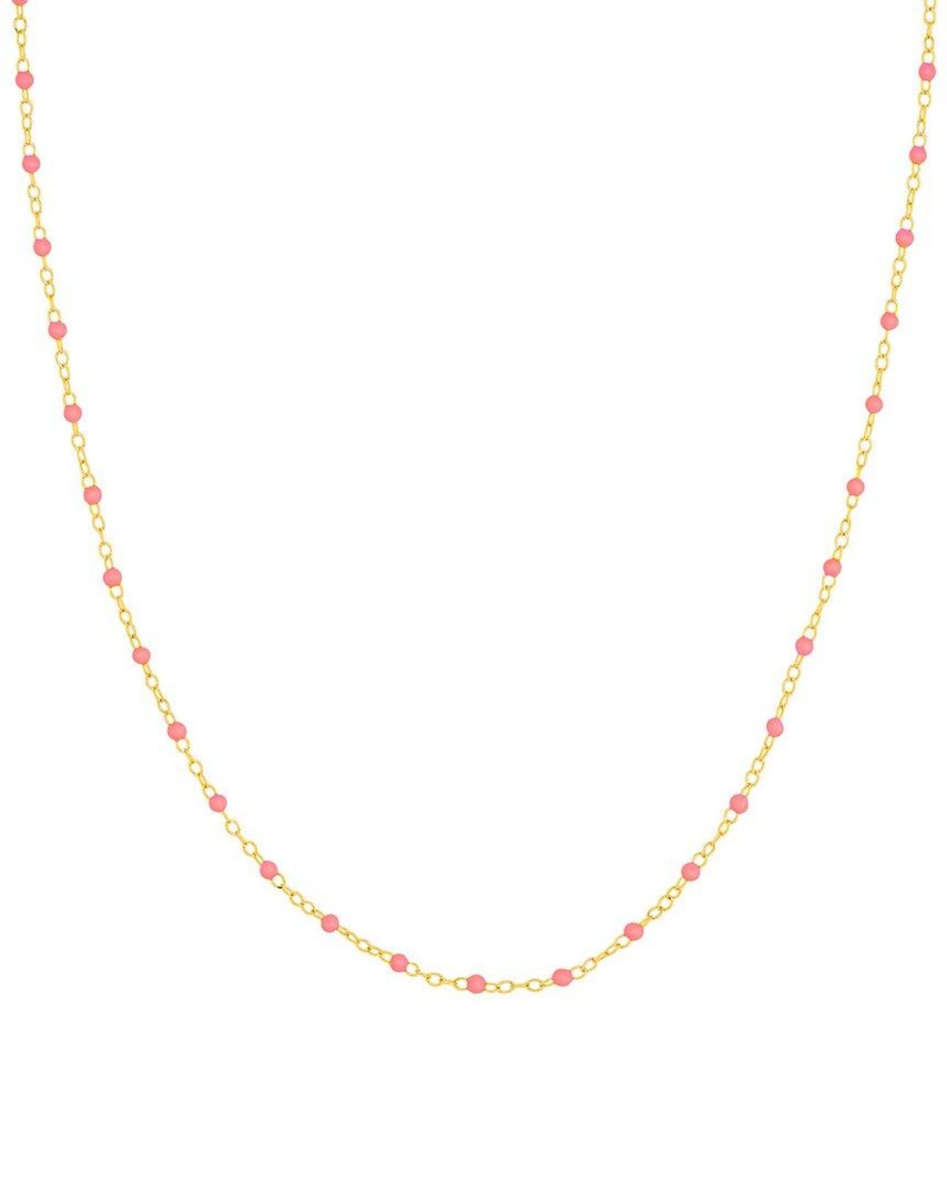 HAWLEY ST Natural 14K Piatto Necklace