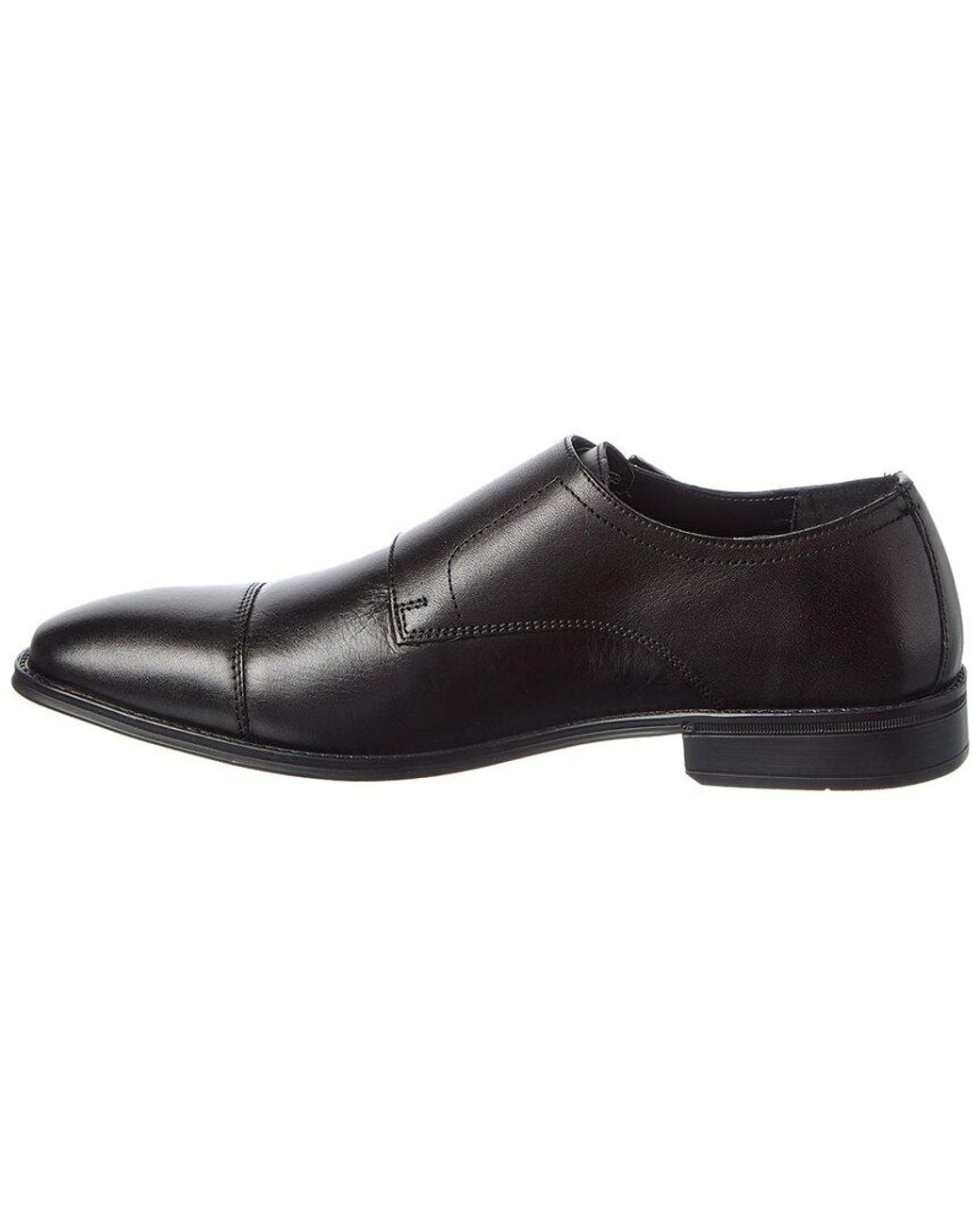 Dune Black Leather Loafer for men