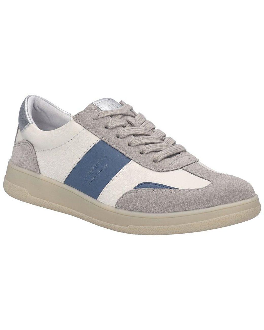 Josef Seibel White Jade 01 Suede & Leather Sneaker