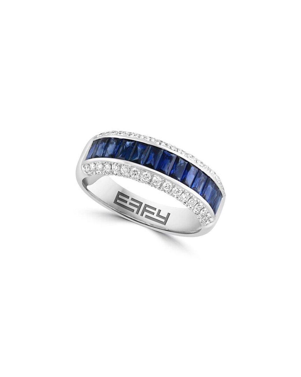 Effy Fine Jewelry Blue 14K 2.06 Ct. Tw. Diamond & Sapphire Ring