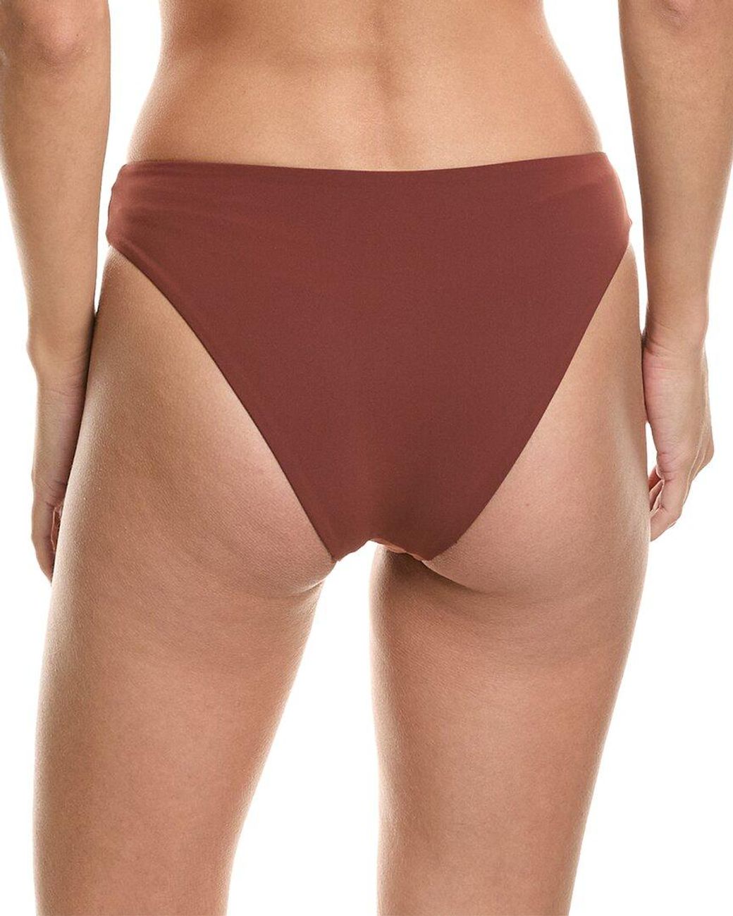 Anemos Red Midi High-Cut Bikini Bottom