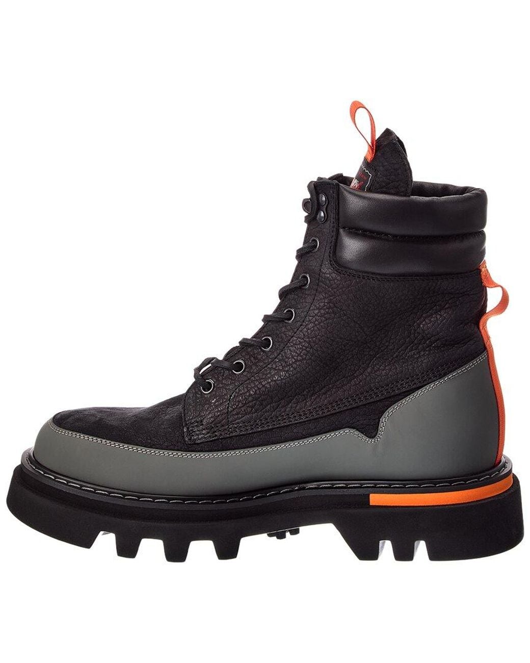 Todd Snyder Black X Woolrich Leather Boot for men