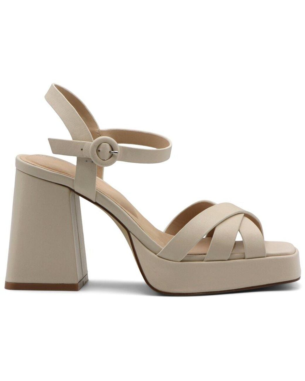 Charles David Metallic Barnaby Leather Sandal
