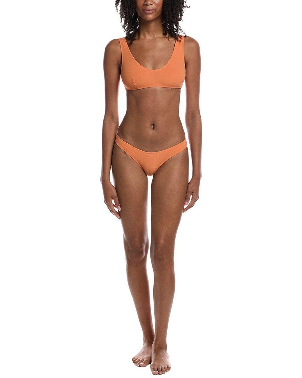 Manebí Orange Manebi 2Pc Surf Bralette Bikini Set
