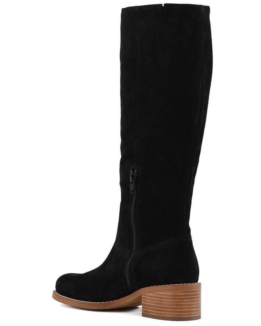 Seychelles Black Tall Suede Boot