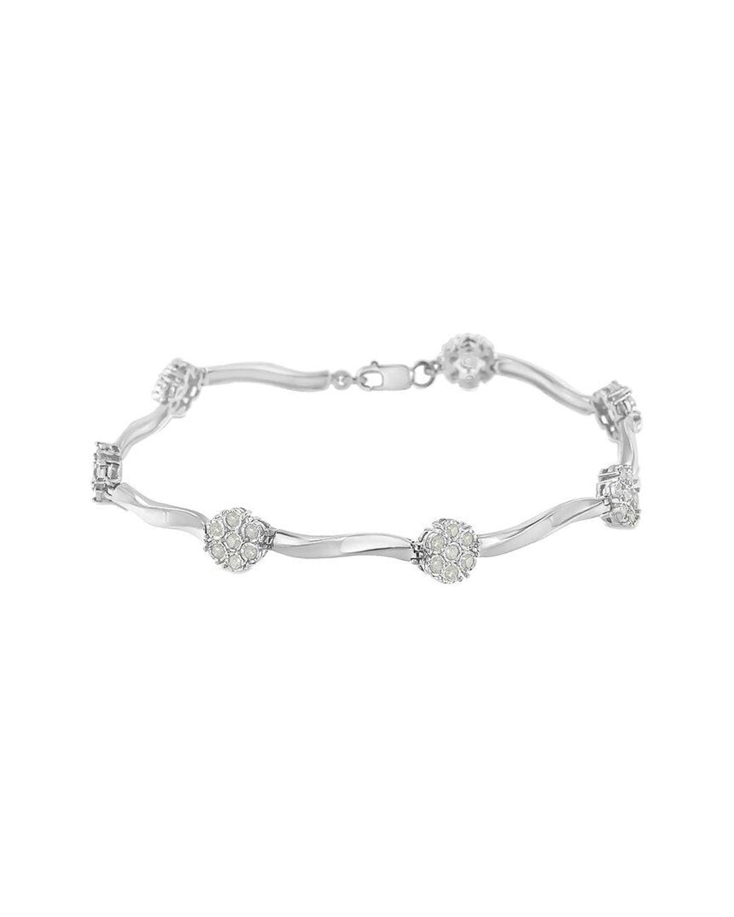 Haus of Brilliance White 1.00 Ct. Tw. Diamond Link Bracelet