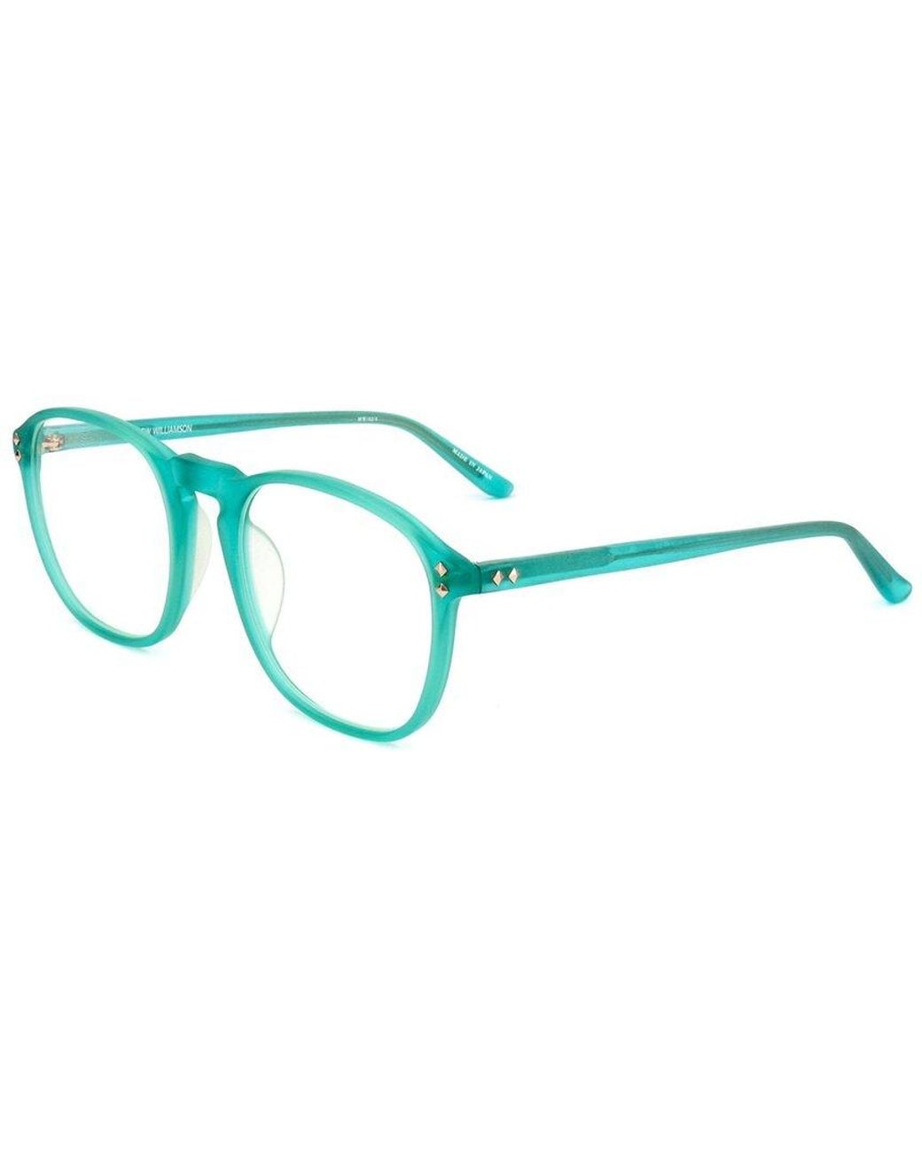 Linda Farrow Blue Matthew Williamson By Linda Farrow Mw42 50Mm Optical Frames