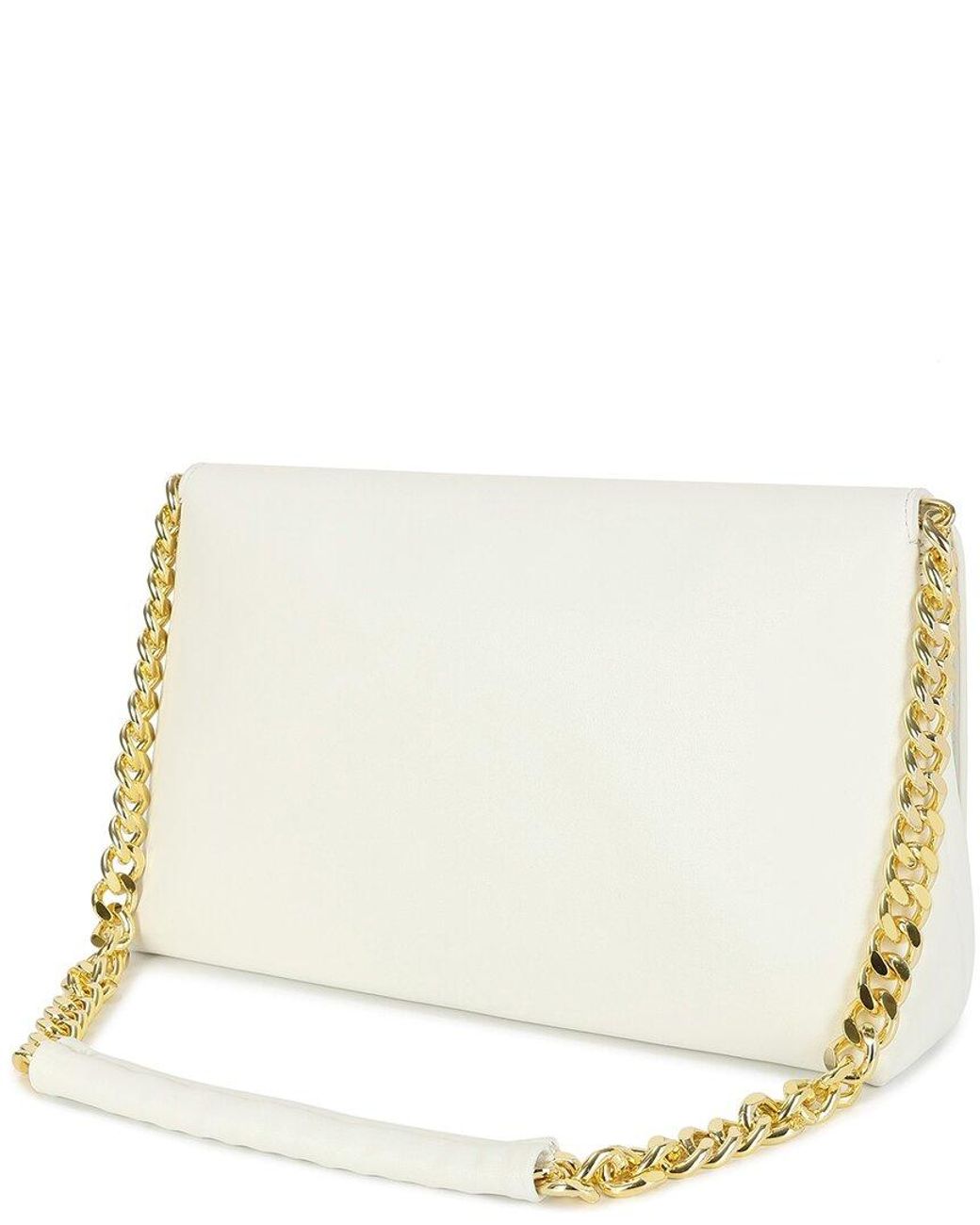Tiffany & Fred Paris Metallic Smooth Leather Tote