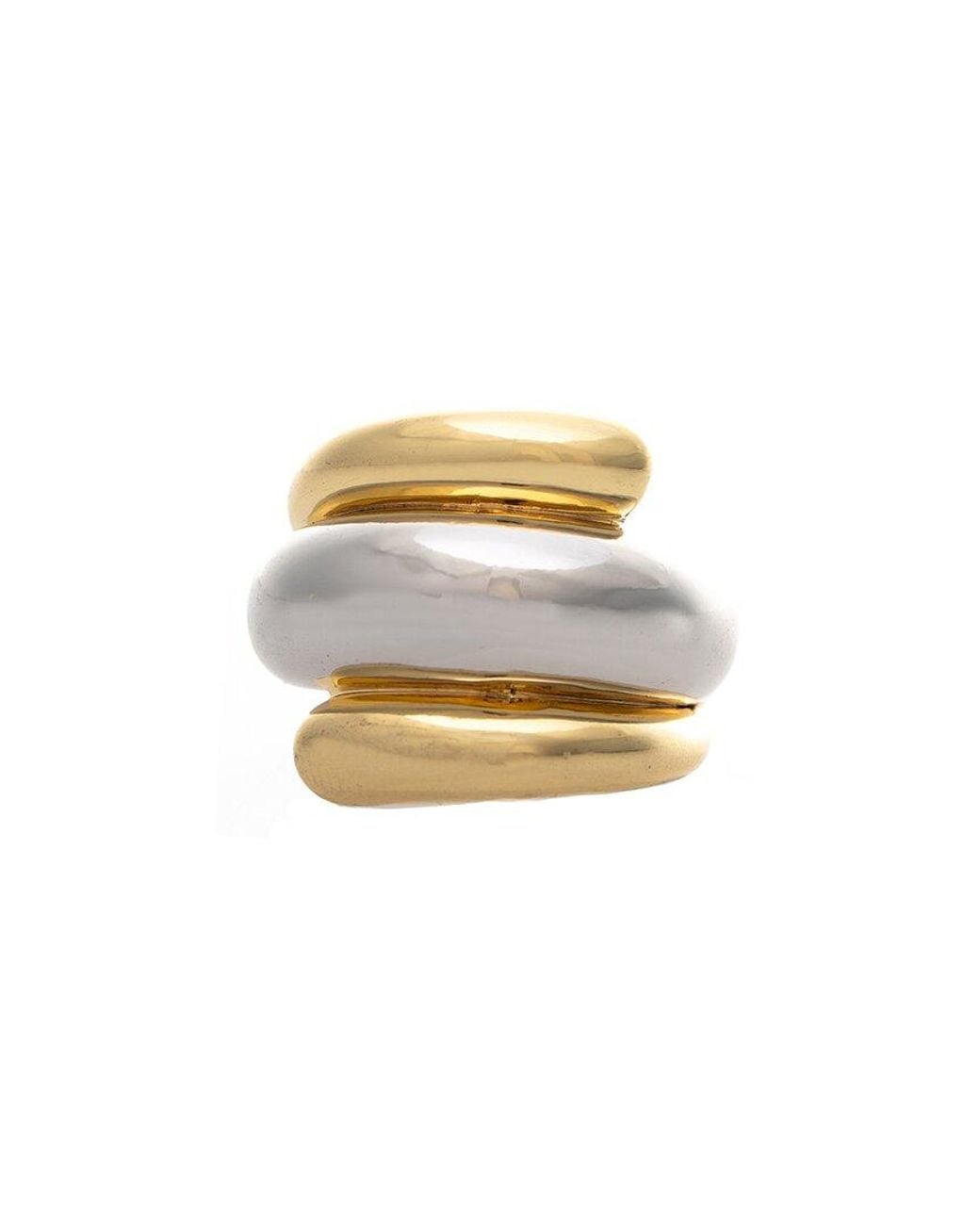 Rivka Friedman White 18K Plated Stackable Ring