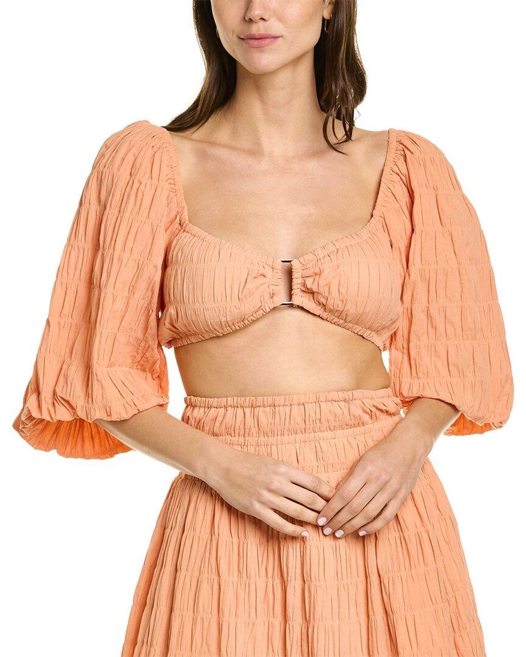 SOVERE Orange Mercy Reversible Top