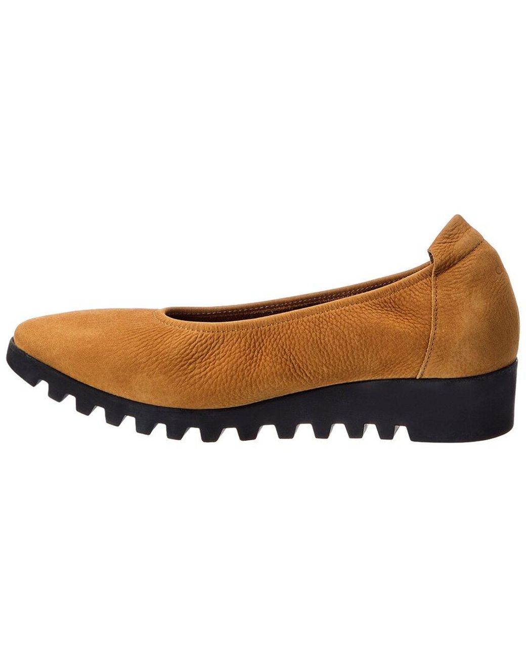 Arche Brown Lomiss Leather Flat