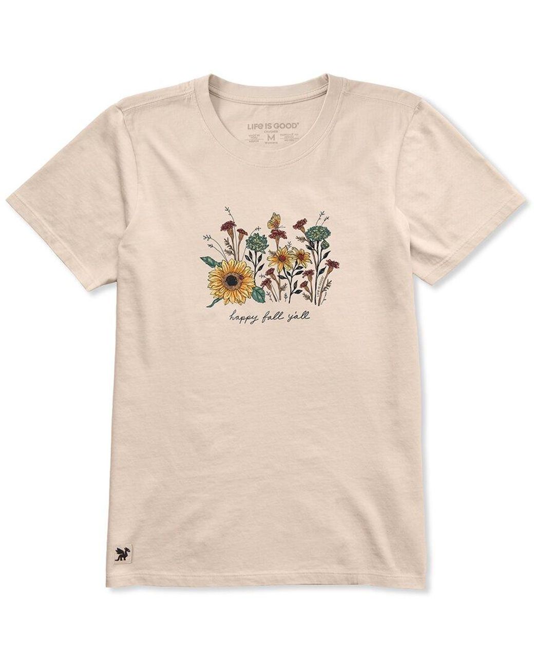 Life Is Good. Natural Crusher T-Shirt