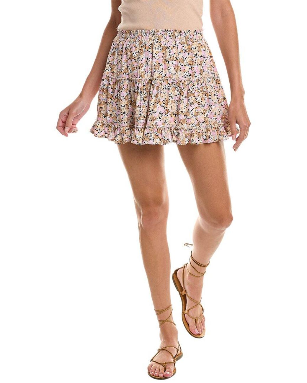 Saltwater Luxe Pink Mini Skirt